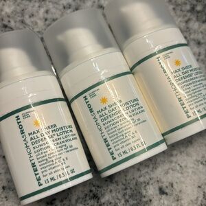 3-pc bundle Peter Thomas Roth Max Sheer Moisture Defense Lotion spf30 0.5oz each